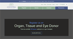 Desktop Screenshot of iowadonornetwork.org